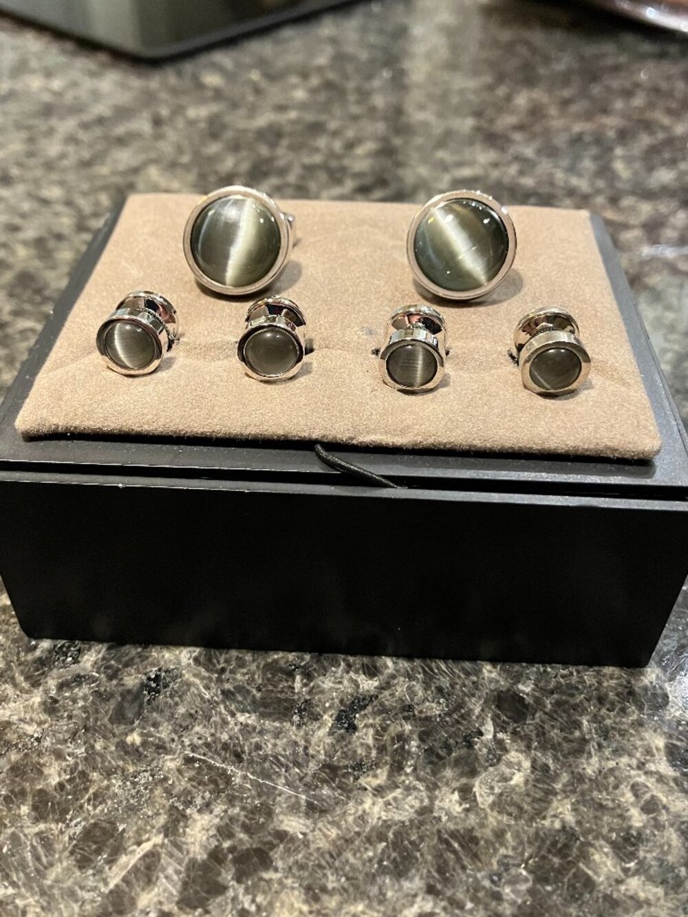 Jos. A. Banks cufflinks and shirt studs